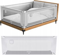 Zdjęcie TULANO Barierka Do Łóżka 200x70 cm Biały TNCOVER40WHITEGREY - Płoty