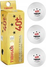 Zdjęcie Tibhar Piłeczki Do Tenisa Stołowego Piłki Ping Ponga Profesjonalne 3Szt. Białe - Dynów