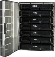 Zdjęcie Ikonka Pojemnik Organizer Na Tabletki Leki Czarny - Radziejów