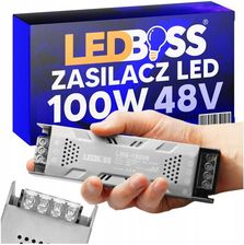 Zdjęcie Ledboss Zasilacz 48V 100W Pro Taśm Opraw Led Transformator Modułowy Slim  - Czarna Białostocka