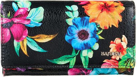 Duży portfel damski z biglem BajuBaj ze skóry licowej PD1602s129 RFID