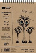 Zdjęcie Szkicownik Na Spirali A5/80K 90G Happy Color - Łańcut