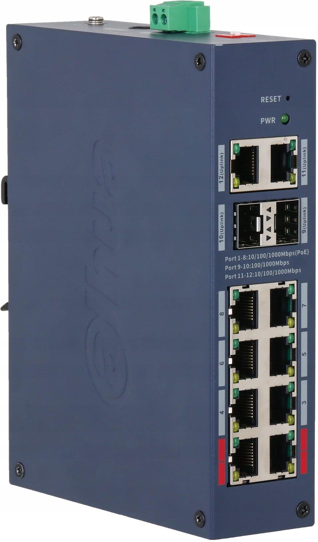 фото Комутатор керований рівня 2 Dahua Technology CHS4212-8GT-110 1