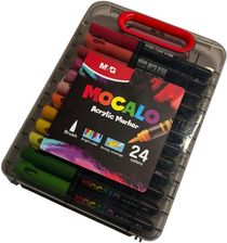 Zdjęcie Marker akrylowy pędzelkowy 24 kolory M&G - Młynary