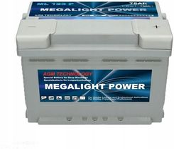 Akumulator Megalight Power 75Ah 278x175x190