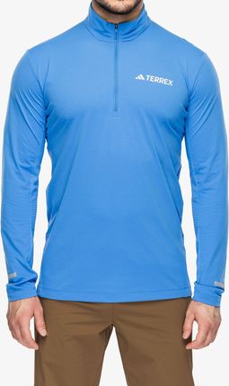 Bluza bez kaptura adidas TERREX Xploric Half Zip Ls - ray blue