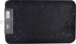 Zdjęcie Bathlab Dywanik łazienkowy ZAC 80x50 cm czarny poliester - Frampol