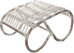 Zdjęcie Vimine Podnóżek CANNES z rattanu biały przecierany 68x46 cm Kod producenta 301262 - Kęty