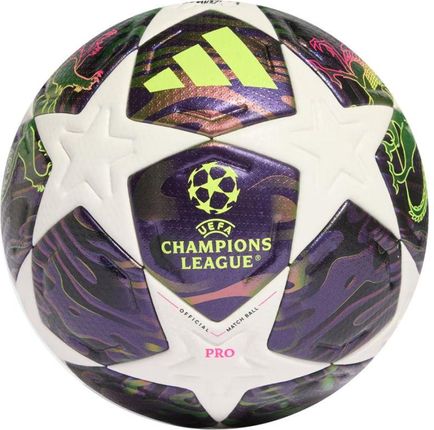 Piłka nożna adidas UCL 25/26 Final Pro fioletowo-biała JX9077 5