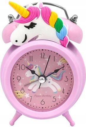 Midex Budzik z funkcją budzika, Kod 5900733658415, różowy, 10 cm