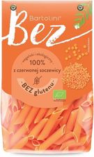Zdjęcie Bartolini Makaron Z Czerwonej Soczewicy Penne Bezgl. Bio 250g - Jordanów