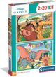 Clementoni Puzzle 2X20 Elementów Disney Classic Król Lew I Dumbo 24837