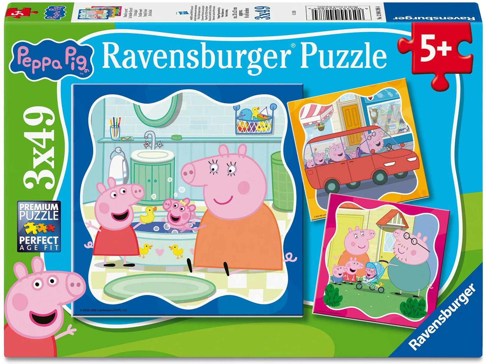 Ravensburger Peppa Pig 3X49P 12004288 - Ceny i opinie - Ceneo.pl