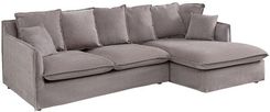 Zdjęcie Invicta Interior Narożnik Heaven 225 cm Aksamit Taupe Kod producenta 40674 - Tychy