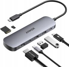 Zdjęcie Hub USB Anker Hub Nano 7w1 USB Typu C, Pasywny (A83D2HA1) - Góra