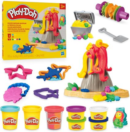 Play-Doh Ciastolina Zestaw Wulkaniczna Przygoda Ze Skarbami F8789