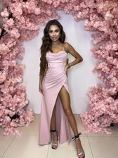 Zdjęcie Sukienka długa Varvara kolor pudrowy róż - Libiąż