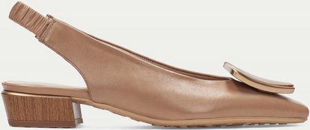 Czółenka na niskim obcasie- HISPANITAS HI264761 KARMELOWE