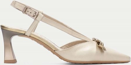 Hiszpańskie czółenka bez pięty - HISPANITAS HI264678 KREMOWE