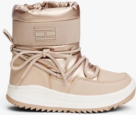 Tommy Hilfiger damskie śniegowce SNOW BOOT T3A5-34052-1474591 BRONZE