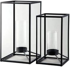 Zdjęcie Latarenka Kare Design K54249 czarne loft stalowe - Słomniki