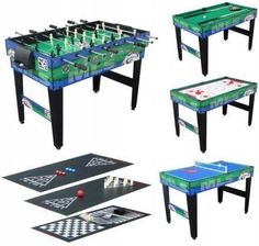 Zdjęcie Atlas Sport Multi Stół Do Gier 12W1 Piłkarzyki Ping Pong - Płońsk