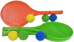 Zdjęcie Hot Deals Rakietki Plastikowe 55Cm + 3 Piłki Gąbka - Sopot