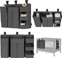 Zdjęcie Lionelo Organizer Do Łóżeczka Sidepocket Large szary LOSIDEPOCKETLARGEGREY - Łęczyca