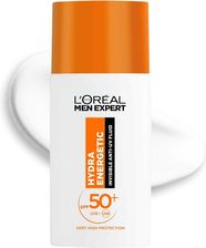Zdjęcie L'Oréal Men Expert Hydra Energetic Energetyzujący Fluid Do Twarzy Spf50+ 50ml - Wrocław
