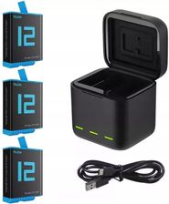 Zdjęcie ŁADOWARKA BOX USB + 3x Akumulator Bateria do GoPro HERO 9 10 11 12 BLACK / GP-BNC-902 - Płock