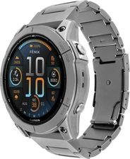 Zdjęcie Fixed Tytanowy Pasek Titanium Strap Quickfit 26 Mm Do Garmin Fenix 8 Pro 7X 6X Szary - Rumia