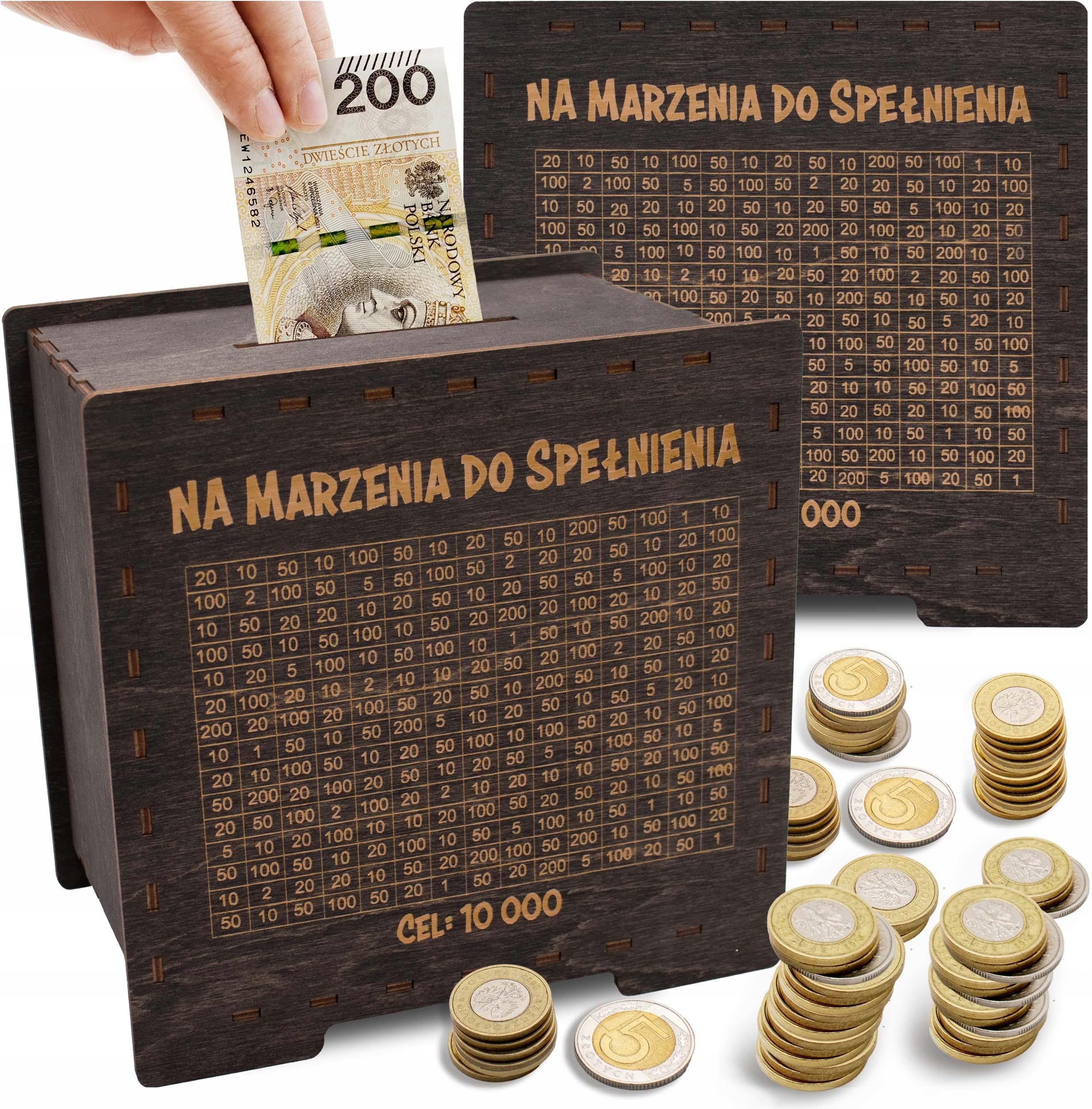 Skarbonka Wykreślanka z Miejscem na Cel - Opinie i atrakcyjne ceny na ...