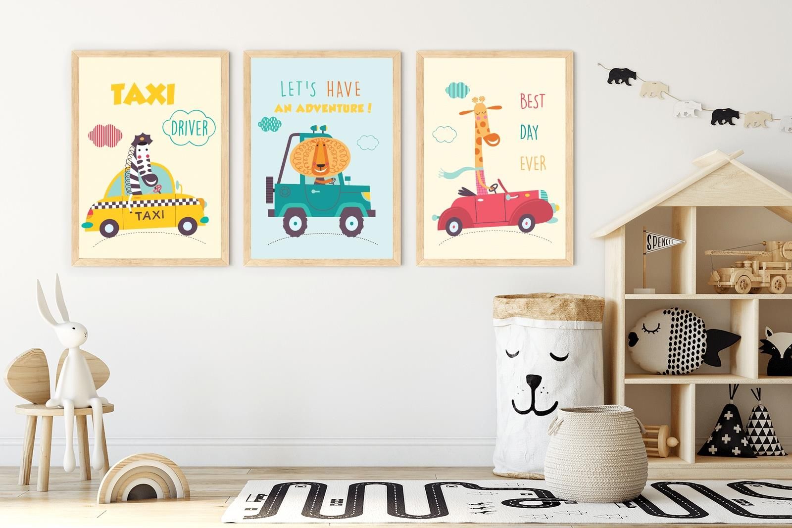 Plakaty Auta i Zwierzątka 30x40cm Na Ścianę - Opinie i atrakcyjne ceny ...