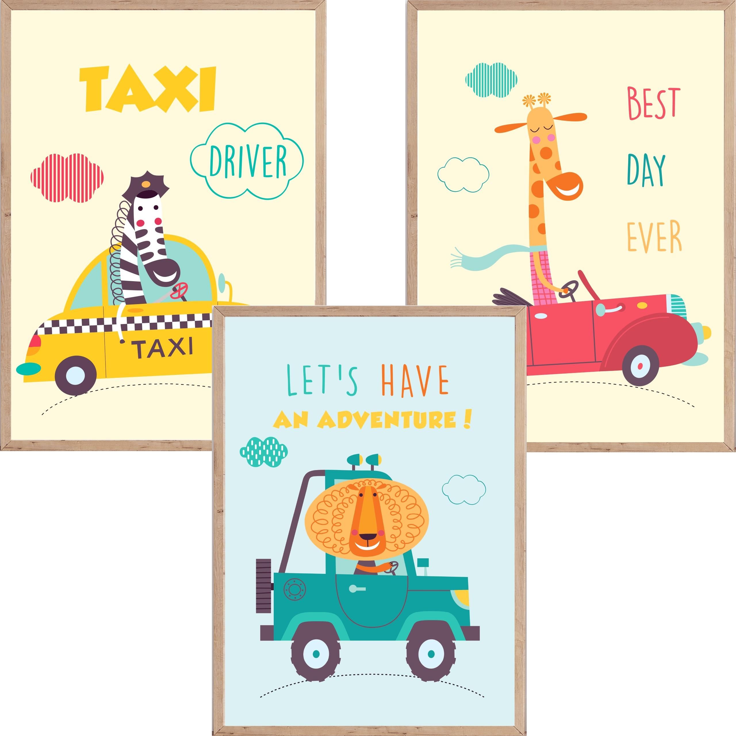 Plakaty Auta i Zwierzątka 30x40cm Na Ścianę - Opinie i atrakcyjne ceny ...