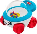 Fisher-Price Pojazd Podskakujące kuleczki Zabawka dla dzieci, uroczy pojazd do popychania i nauki raczkowania JKD57