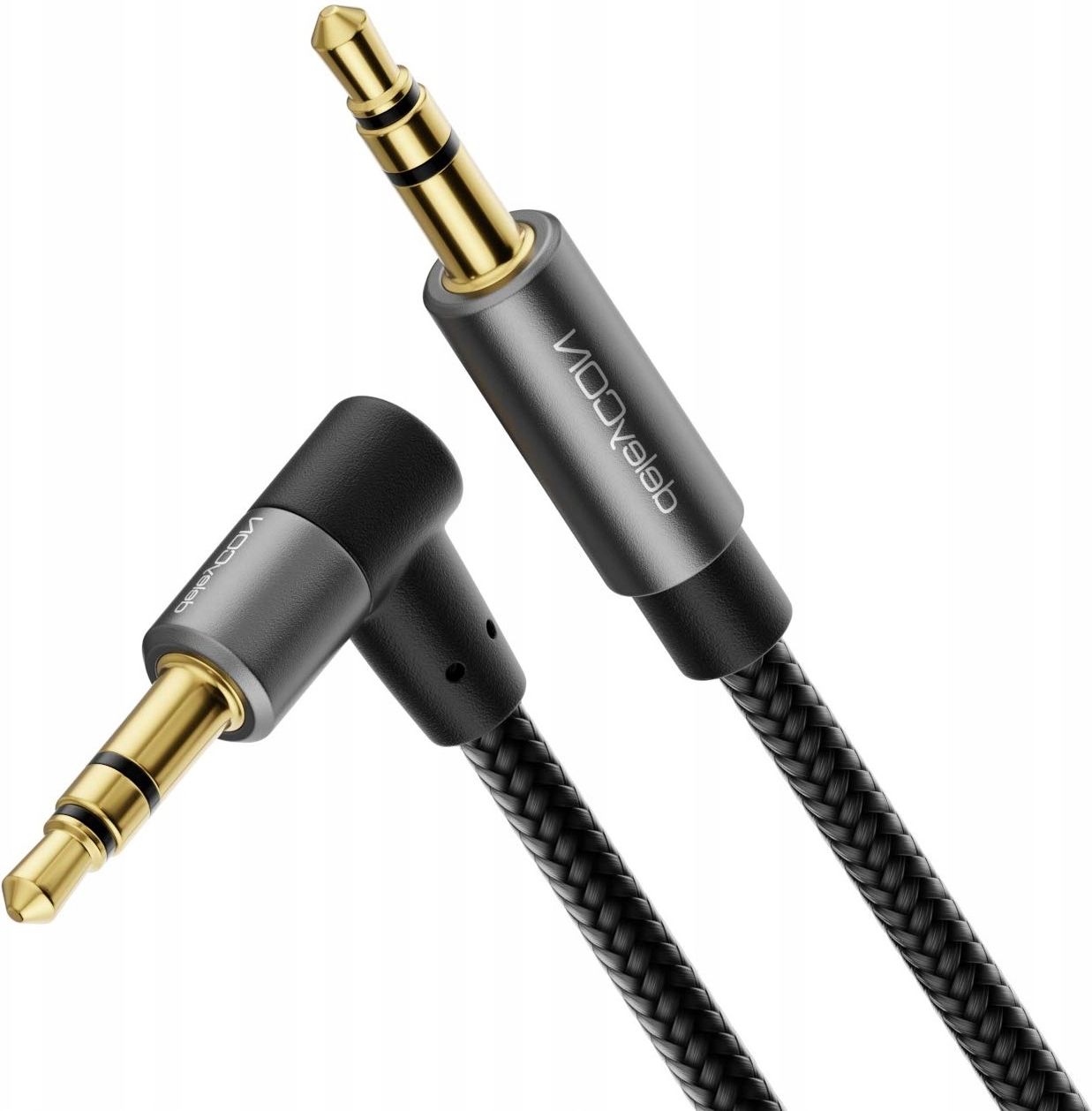 Cavo Jack DeleyCON 3m Da 6.35mm Mono A 3.5mm Stereo | Rame OFC, Contatti Placcati Oro | Per Chitarra, Basso, Mixer, Amplificatore E Studio