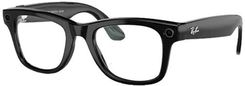 Zdjęcie Ray-Ban Meta Wayfarer RW4006 Clear Shiny Black - Lubawa