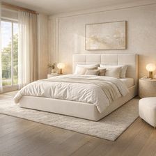 Zdjęcie Kontrasto LT103 Łóż Quadro 140x2x81 krem - Ciechanowiec