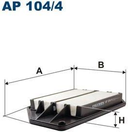 FILTRON - Filtr powietrza (AP 104/4)