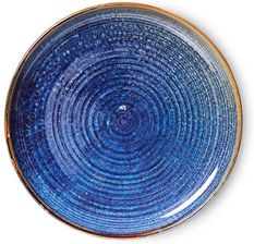 Zdjęcie HKliving Talerz Obiadowy Chef Ceramics Rustic Blue 26 cm (ACE7145) - Poznań