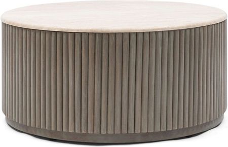 Stolik kawowy Villanova Riviera Maison okrągły średnica 80 cm wysokość 37 cm 8720794169913 557210