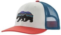 Zdjęcie Patagonia Trucker Hat Kid Fitz Roy Bear: Birch White Biały - Ożarów Mazowiecki