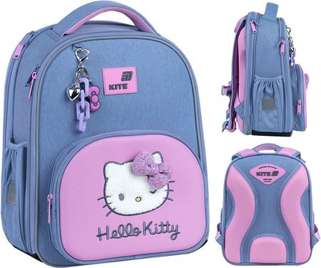 Tornister dla dziewczynki 6-12 lat plecak szkolny brelok Hello Kitty Kite