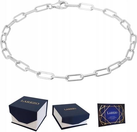 Bransoletka Srebrna Modułowa do Zawieszek Karabińczyk Długa 20cm SREBRO 925