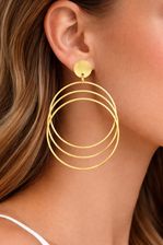 Zdjęcie Krauza Kolczyki Duże Koła 10665 - Kobylin