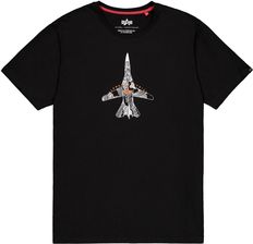 Zdjęcie Alpha Industries T-shirt Air Force Sketch (266548) czarny - Piastów