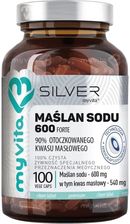 Zdjęcie Myvita Silver Maślan Sodu 600 Forte x 100kaps. - Kutno