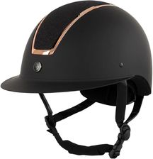 Zdjęcie Br Kask jeździecki z daszkiem polo Equitation Omega Painted Glitter Czarne - Stargard