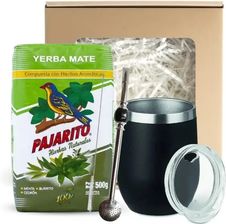 Zdjęcie Zestaw Prezentowy: Yerba Mate Pajarito Hierbas + Stalowe Akcesoria - Kraków
