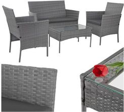 Zdjęcie Gardlov Meble Ogrodowe Rattanowe Antracyt 26907 - Knurów